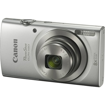 Canon PowerShot ELPH 180 Digital Camera (Silver) (Best Digital Camera For Low Light Shooting)