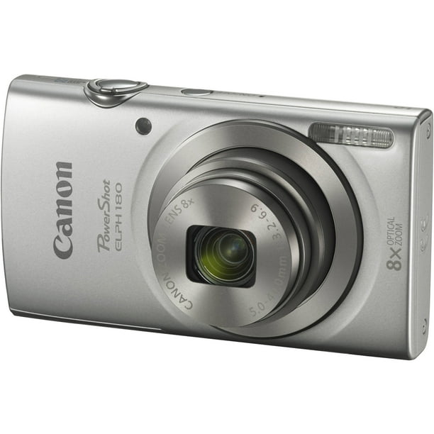 Verhoogd moeilijk serie Canon PowerShot ELPH 180 Digital Camera (Silver) - Walmart.com
