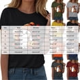 thumbnail image 4 of CAICJ98 Women's Halloween Shirts Cute Ghost Fall Pumpkin Graphic Shirt Short Sleeve Tee Tops, 4 of 7