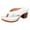 White, variant on Women Flip Flops Slippers Platform Chunky Heel Open Toe Slip on Summer Party Vacation Beach Shoes
