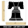 thumbnail image 2 of Liberty Bell Philadelphia Landmark United States of America Self-Inking Rubber Stamp Ink Stamper - Yellow Ink - Small 1 Inch, 2 of 7