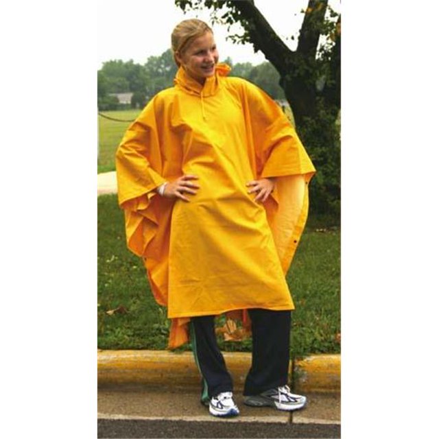 Olympia Sports SA892P Heavy-Duty Rain Poncho - Yellow