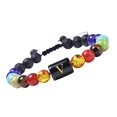 thumbnail image 2 of YYKihy Fashion Creative Seven-color Rainbow Seven Chakra Bracelet Adjustable Bracelet Yoga Bracelet, 2 of 8