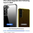 thumbnail image 3 of for Samsung Galaxy S22 Plus Case Clear [Anti-Yellowing] Anti-Scratch Transparent Hard Back and Soft Edge [Military Grade Drop Protection] Shockproof Phone Cover - Crystal Clear, 3 of 8