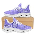 thumbnail image 1 of Zapatos de enfermera para mujer, color rosa, con estampado EMT EMS, zapatos de plataforma para mujer, zapatos planos de enfermería paramédica, zapatos de malla para mujer, 1 of 6