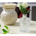 thumbnail image 5 of Hosley Set of 4 Mid Century Modern Clear Glass Diffuser Bottles 4 Inch High, 5 of 10