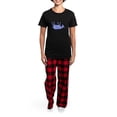 thumbnail image 4 of CafePress - Fainting Goats Women's Dark Pajamas - Women's Short Sleeve Print T-Shirt and Pants Dark Cotton Pajama Set, 4 of 7