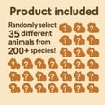 thumbnail image 2 of Set de 35 figuras de animales misteriosos impresas en 3D para niños y adultos, 2 of 6
