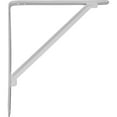 thumbnail image 3 of Ekena Millwork 1 1/8"W X 12"D X 13 3/4"H Endurabrace Heavy Duty Traditional Steel Support Bracket, Matte White, 3 of 4