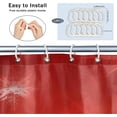 thumbnail image 4 of Winter Christmas Modern Design Shower Curtain for Bathroom Shower Curtain Set with 12 Hooks Waterproof Fabric Bath Curtain for Bathtub Restroom Decor, 72 X 72 in, 4 of 6