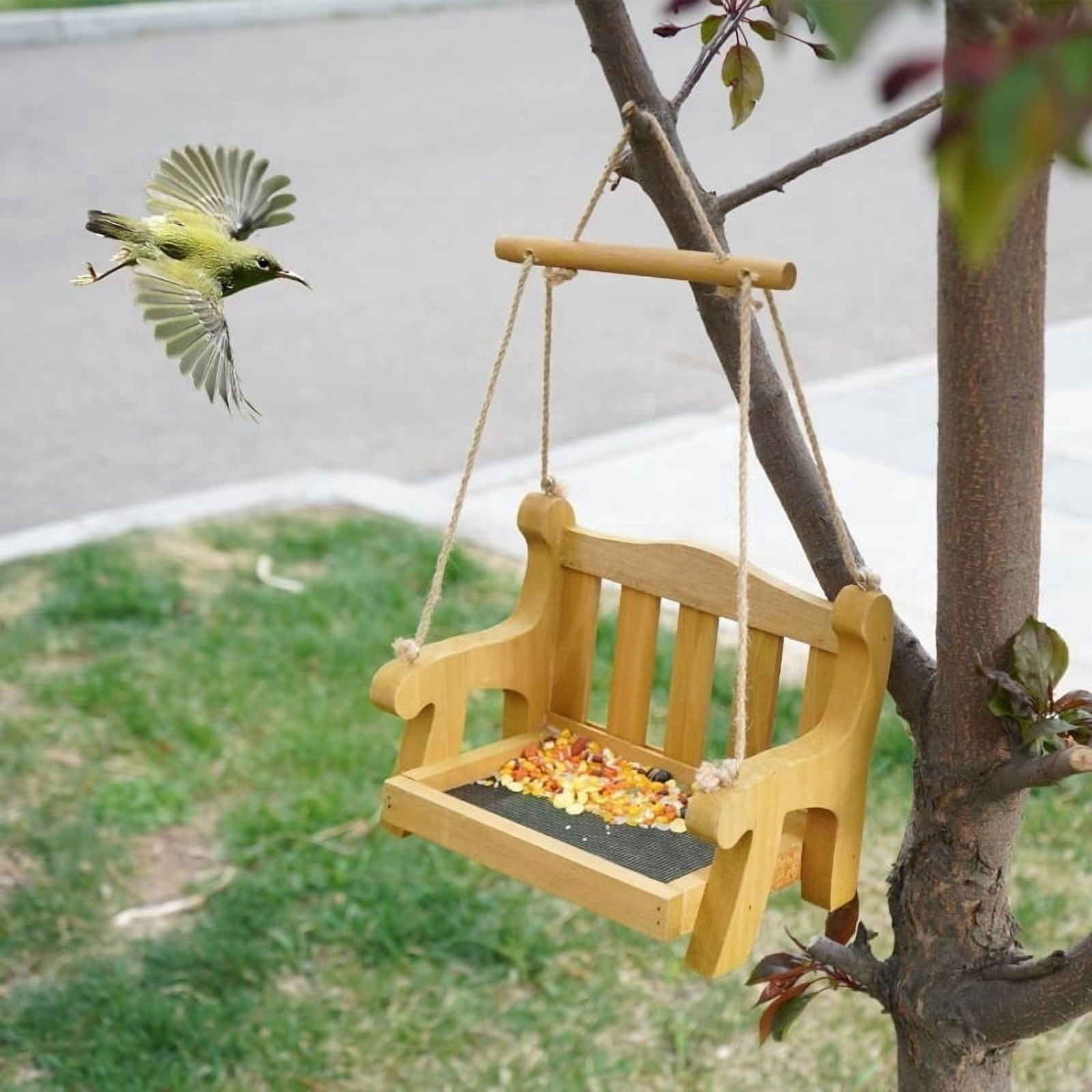 Nkmbld Bird Feeders for Outdoors Hanging, Large Capacity Hummingbird Feeder for Outside Garden Patio Lawn Yard Decoration, Easy to Clean and Refill
