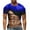 Blue, variant on Men Fashion Tops Summer Blouses for Men Casual Plus Size 3/4 Sleeve T Shirts Loose Fit Cotton Basic Tees Fitted Pack Solid Color Tshirts