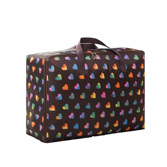 L 180 Liter Storage Organizer Bag With Heavy Duty Handles And Double Zipper Waterproof For Clothes Bedding And College Dorm Moving Supplies