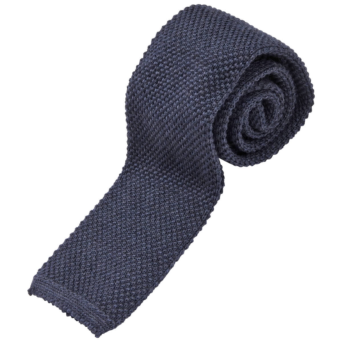 Burberry Men's Slim Cut Waffle Knit Wool Tie 