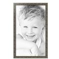 thumbnail image 2 of ArtToFrames 16" x 27" Silver Picture Frame, 16x27 inch Silver Wood Poster Frame (WOM-4993),  Pack, 2 of 7