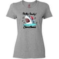 thumbnail image 3 of Inktastic Shark Holly Jawly Christmas Women's T-Shirt, 3 of 5