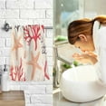 thumbnail image 7 of Yayeee 2 Pack Hand Towels for Bathroom 100% Cotton 16" x 28" Soft Absorbent Kitchen Towel, Retro Starfish, 7 of 7
