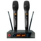 thumbnail image 1 of Set Profesional 2 Micrófonos Inalámbricos Steelpro UHF 70m Color Negro, 1 of 6