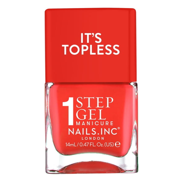 Esmalte de uñas Nails Inc It's Topless 4 en 1 efecto gel 14 ml