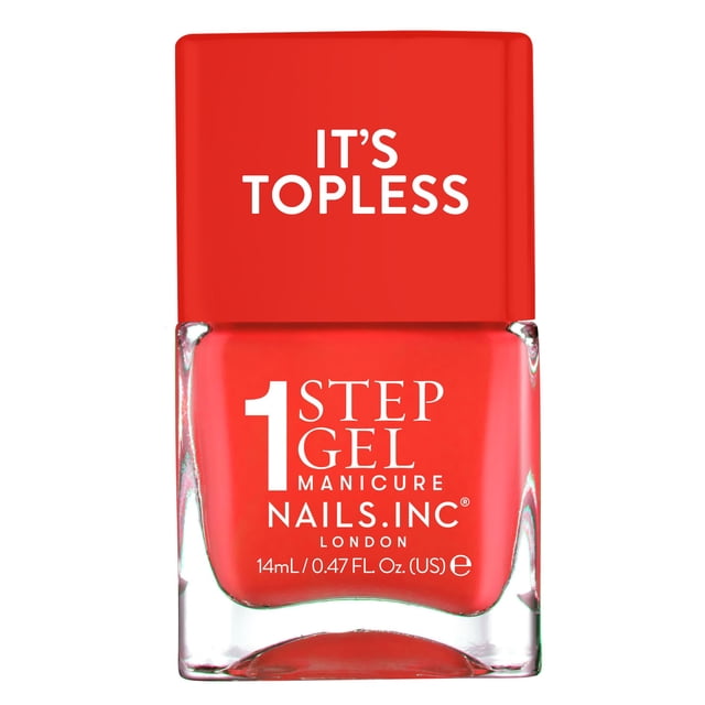 Esmalte de uñas Nails Inc It's Topless 4 en 1 efecto gel 14 ml