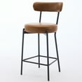 thumbnail image 2 of QinaQin Set de 2 bancos para isla de cocina de 27 pulgadas de altura, sillas para barra con respaldo, estilo industrial moderno para hogar, 2 of 8