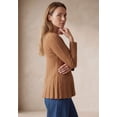 thumbnail image 3 of Jessica London Women's Plus Size Chevron Fit & Flare Sweater, 3 of 5