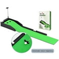 thumbnail image 3 of Putting Green Indoor Set Golf Putting Green Mat Mini Putting Ball Pad Golf Desktop Putting Practice Set for Men Gift Home Office Green, 3 of 5