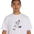 thumbnail image 2 of New Balance Mens Shohei Graphic T-Shirt White L, 2 of 6