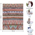 thumbnail image 4 of Multicolor Geometric Pattern Blanket,Comfortable Soft Flannel Throw Blanket,All Season,Warm Lightweight Blankets for Sofa Bed Couch Living Room Chair,30"x40", 4 of 4