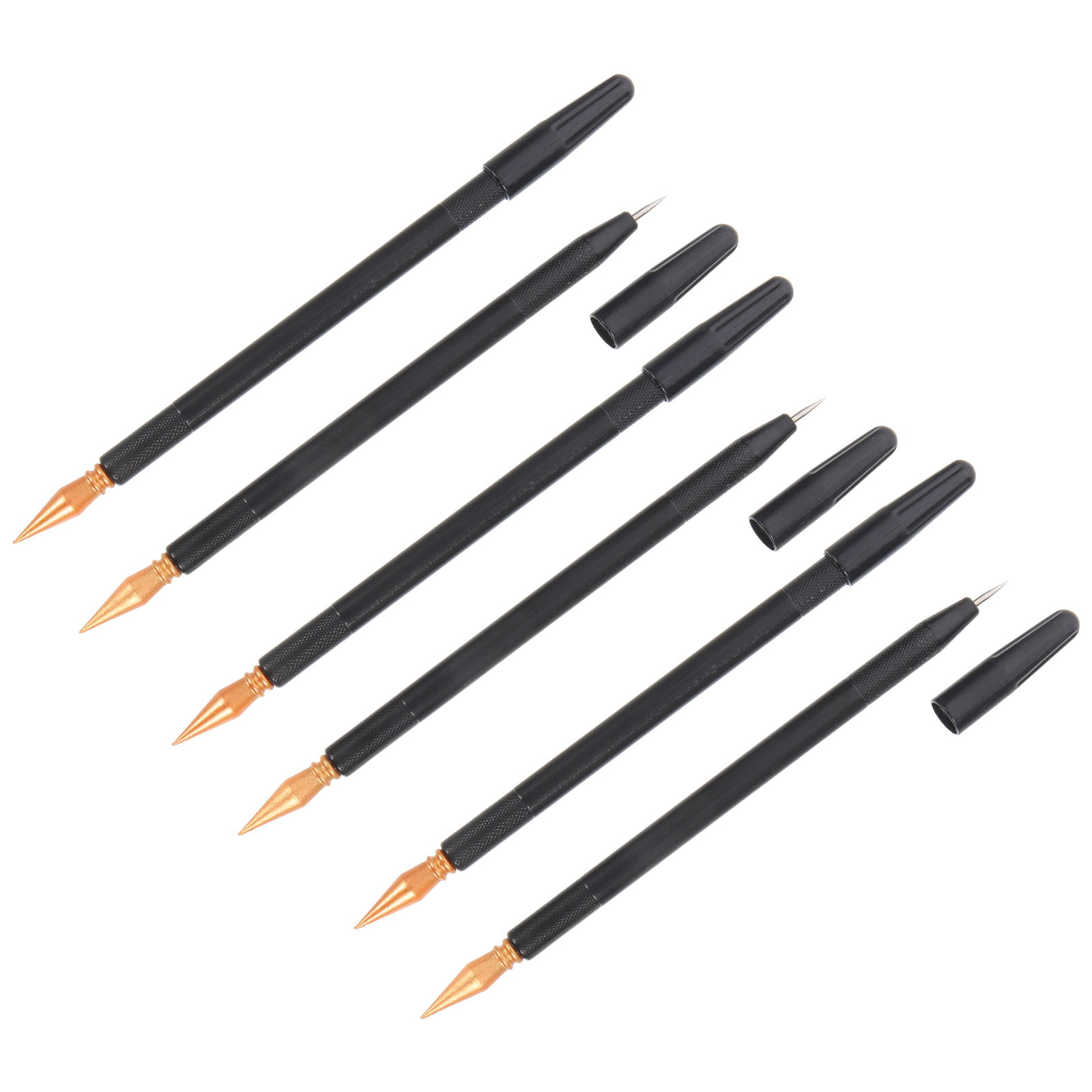 3 Pcs Scratch Painting Pens Sketch Art Drawing Scraping Pen Stylus Pens (Black), Size: 3pcs