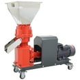 thumbnail image 4 of 3MM Feed Pellet Mill Machine Poultry Chicken Fish Feed Granulator with 4 Head Press Roller 220V 3.5KW, 4 of 16