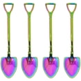 thumbnail image 1 of 4PCS Stainless Steel Shovel Shape Coffee Ice Cream Dessert Spoons for Home and Party (Colorful), 1 of 6