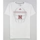 thumbnail image 1 of adidas Nebraska Camiseta gráfica para hombre, blanca, pequeña, 1 of 2