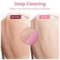thumbnail image 5 of Skin Back Scrubber for Shower Sponges Elastic Stretching Exfoliating Washcloth Body Scrubber Exfoliator for Sensitive Skin Cleaning Brush for Use in Shower Deep Clean Massages (Pink 2 Pack), 5 of 8