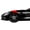 Black, variant on Clausen's World 4" Fender Hash Bar vinyl Sport Racing Stripe Decal - Compatible with Chevrolet Corvette C7
