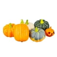 thumbnail image 2 of PENGXIANG 6 Pcs Ornements de Citrouille Simulation Décoration de Scène d'Halloween, 2 of 3