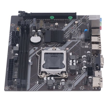 Rupoun H61 S Gaming Motherboard Professional Dual DDR3 Memory Slots SATA2.0 Interface LGA1155 M.2 Computer Motherboard 10.24 inches / 26 cm