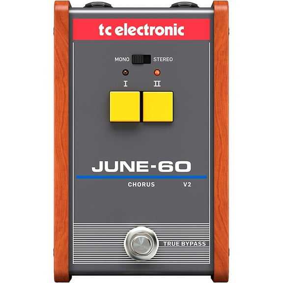 TC Electronic June-60 Synthesizer Chorus with 2-Button Interface and BBD Circuitry