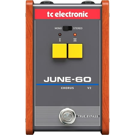 TC Electronic June 60v2 Vintage Analog Chorus Effects Pedal Gray