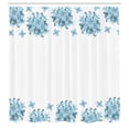 thumbnail image 2 of Ambesonne Floral Shower Curtain, Lilac Flower Spring Print, 69"Wx70"L, Pale Blue, 2 of 4