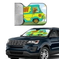 thumbnail image 4 of Scooby-Doo Scoo-by Car Sunshade Windshield Sun Shade Protection Foldable Front Windshield Sunshade, 4 of 9