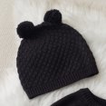 thumbnail image 5 of Actgleam Infant Baby Boys Girls Romper Winter Knitted Pajamas with Hat,Black,18-24Months, 5 of 11