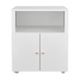 thumbnail image 1 of Kojooin Metal File Cabinet and Printer Stand, Mobile Storage Unit with Adjustable Shelf for Home Office, 1 of 7