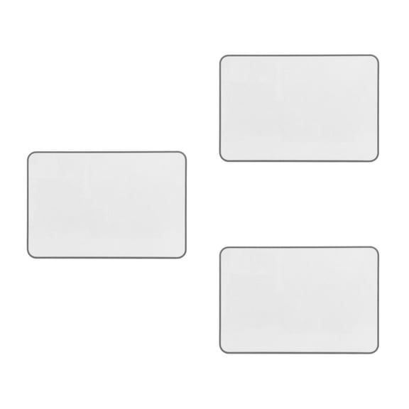 WORGEOUS 3pcs Small Magnetic Dry Erase Whiteboard for Fridge Double-Sided White Board Magnetic Whiteboard Dry Erase Board for Notes Messages