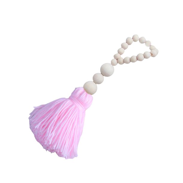 Embellecedor de Decoración de marco de Borla de cortina Borde de flecos Adornos Acabados Ribetes Rosado Hugo Decoración de la pared del colgante