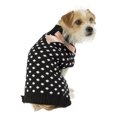 thumbnail image 4 of Vibrant Life Halloween Dog Clothes, Black Polka Dot Bow Sweater, for Dogs or Cats, Size Small, 4 of 5