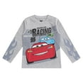 thumbnail image 2 of Disney Cars Lightning McQueen Long Sleeve Shirt (Boys), 3 Pack, Sizes 3T-10, 2 of 7
