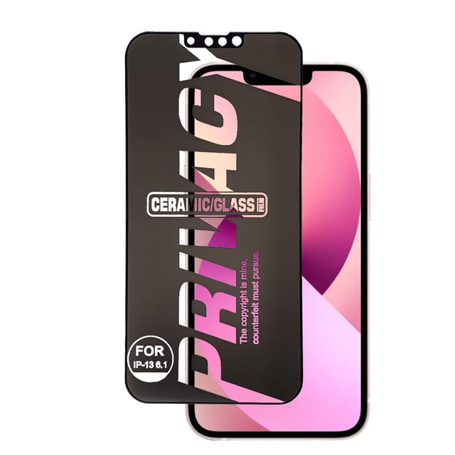 Mica Cerámica Mate de Privacidad Para iPhone negro Gadget Collection Mx GC-MCMPI13S