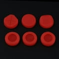 thumbnail image 3 of Rushawy 4x6x Analog Stick Cap Thumb Grips for PS Vita PSV1000 2000 Red 4 Pcs, 3 of 9