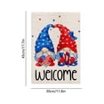 thumbnail image 3 of QuanTara Double Sided Patriotic Garden Flag, 11.8x17.7in Americans Flag Outdoor Yard Porch Decoration for 4th of July, Memorial Day, Home Decor, 3 of 6
